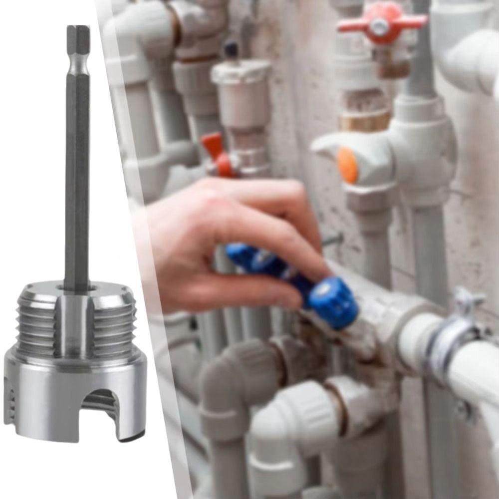 1 Inch Pipe Threader Internal External Easy-Operate PVC PPR Threading Tap Powerful Claw Multi-Use Universal Thread Tool