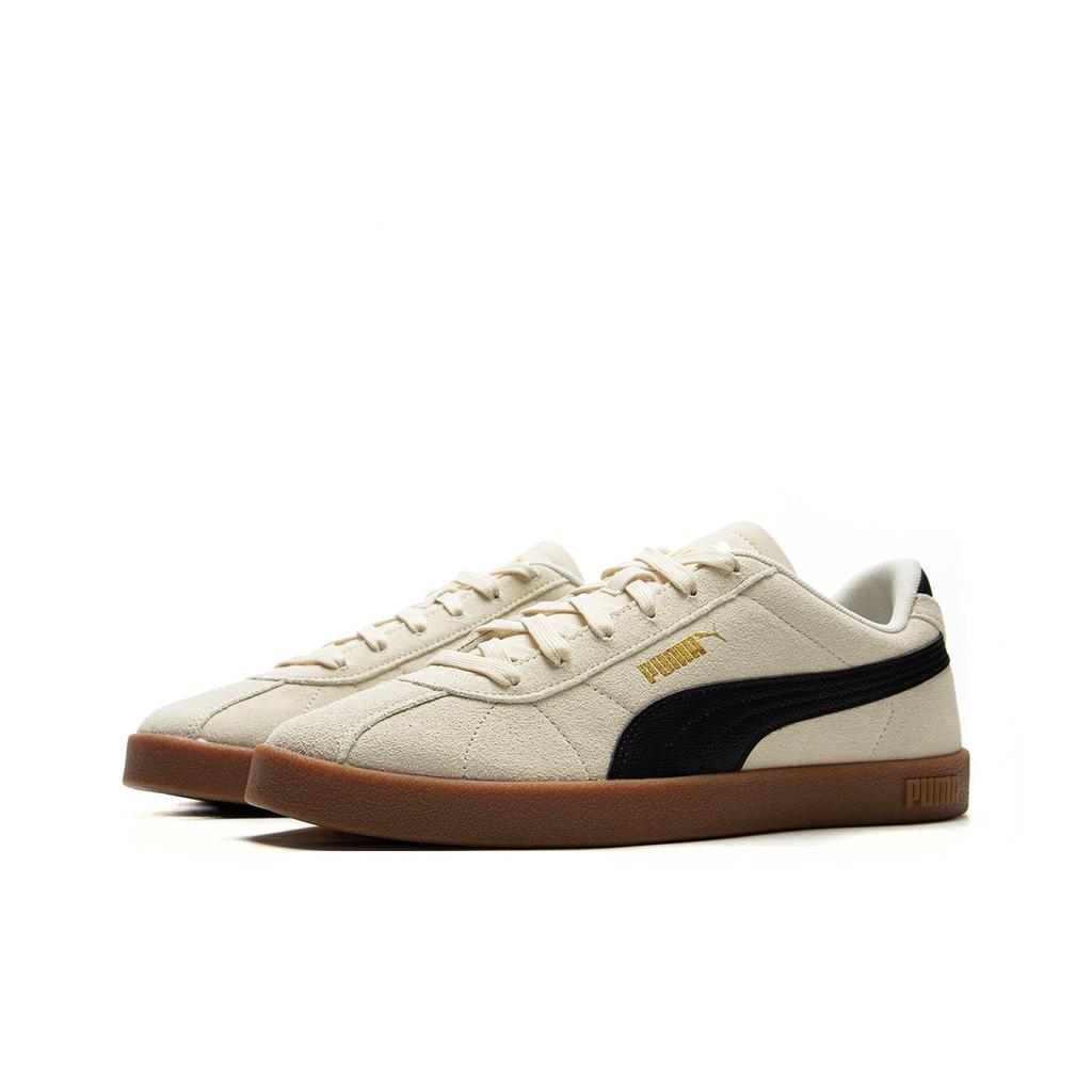 Puma Club 2 Alpine Snow Black Tênis Unissex Creme Dourado 397444-07