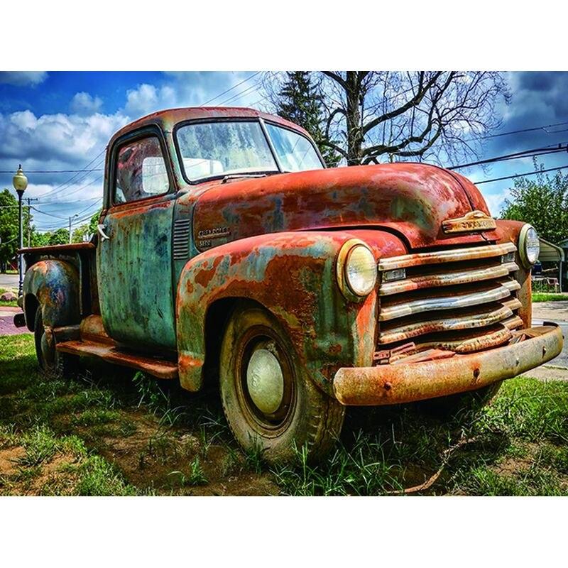 Vollbohrer Diamantmalerei Landschaft 5D DIY Vollrundbohrer Diamantstickerei Kreuzstichset Handarbeit handgefertigt