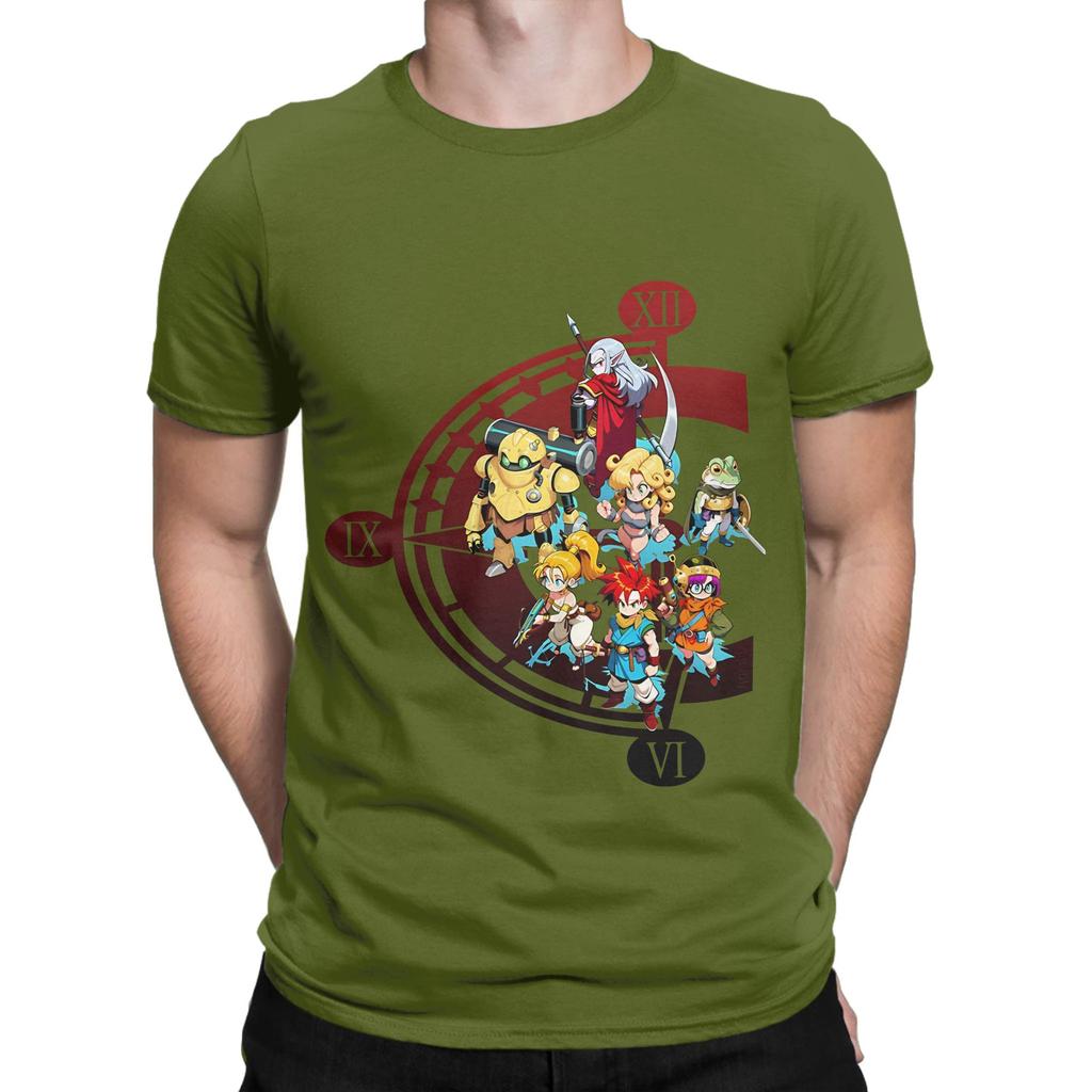 Chrono Trigger Tribute Funny Graphic 100 Cotton Tshirt Chrono Trigger Tees Tops For Unisex