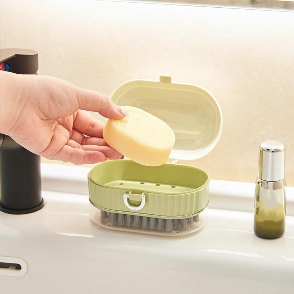 2PCS Drainable Soap Dish Multi-functional Soap Storage Rack Portable Soap Holder  Household Use