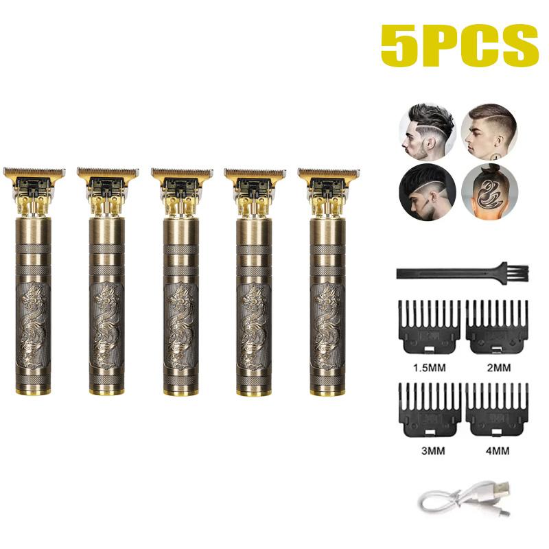 2025 New Vintage T9 Hair Cutting Machine Men's Electric Shaver Rechargeable Hair Trimmer Beard Clipper Barber Hair Cut Hot Sale