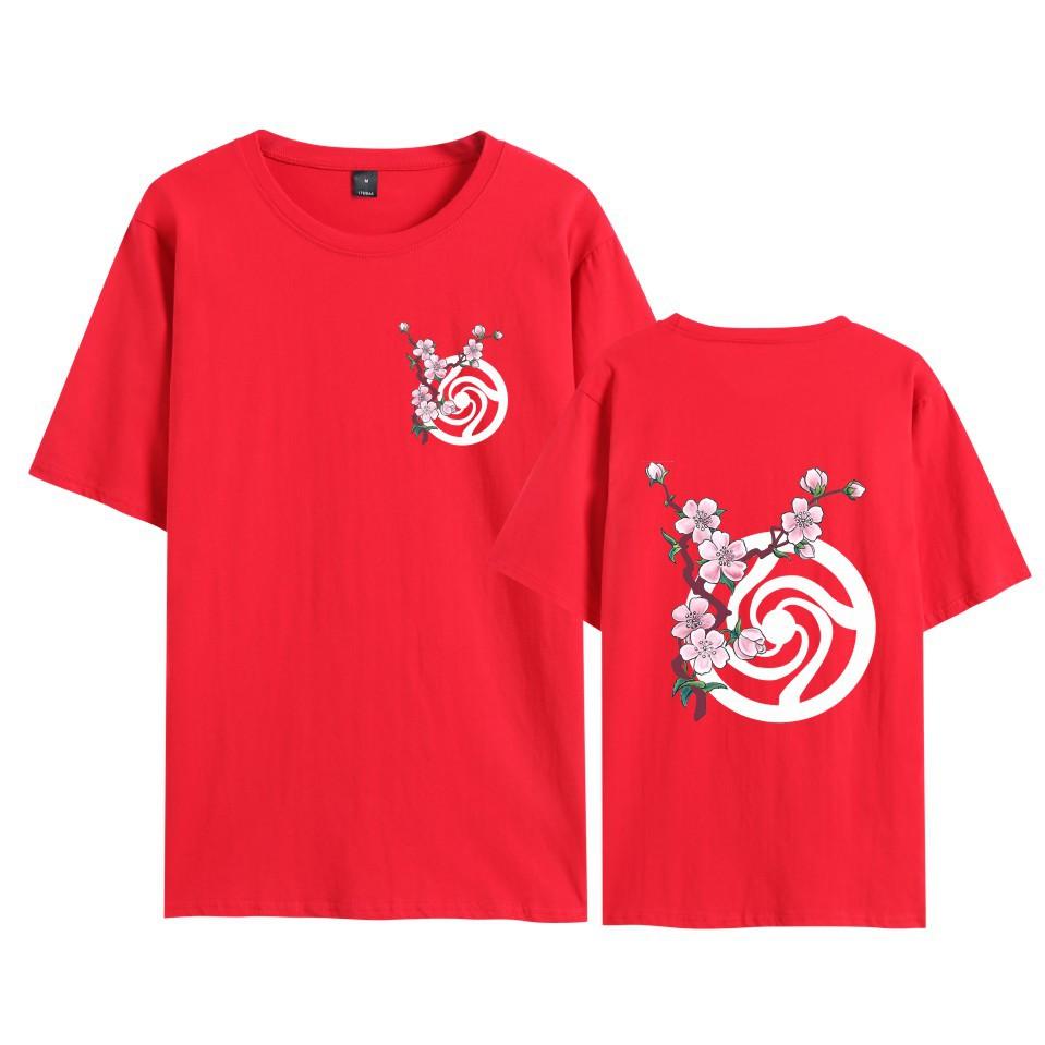 

Jujutsu Kaisen Printed Men s T-shirt Unisex Casual Fashion Street Style Short-sleeved T-shirt XXS червоний