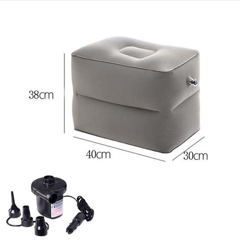 Travel Inflatable Three-layer Foot Pillow Adjustable Inflatable Footrest Sleep Sit Long-distance Train Car Foot Rest Footstool