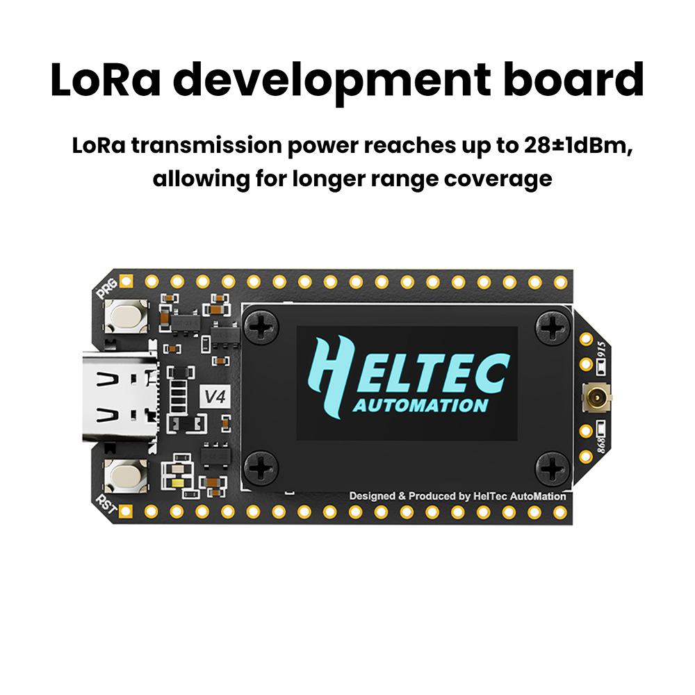 New Heltec LoRa 32 V4 Meshtastic ESP32 Dev-Board SX1262 0.96inch OLED Solar Powered Mesh Network GPS WiFi LoRa BLE Low Power