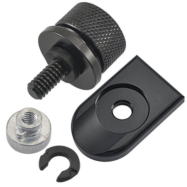 Rear Fender Seat Bolt Tab Screw Mount Knob Cover Nut Kit For Harley Sportster XL 883 1200 Dyna Softail Touring Hardware