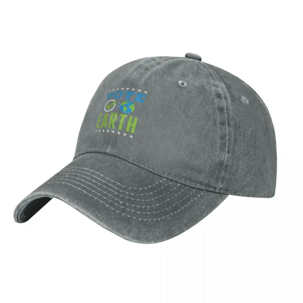 Vote Earth EnvironUnisext Earth Day EnvironUnisextal Activist Baseball Cap Sun Hat Hood Sun Caps Womens Beach Outlet Unisexs
