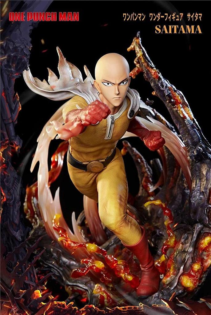 Unique Art Studio One Punch Man Wonder Figure Saitama Height Approximately 550mm Polystone Painted Complete Figure