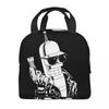 Futuramas Cartoon Comic Product Insulated Lunch Bag For School Food Storage Bag Leakproof Cooler Thermal Lunch Boxes