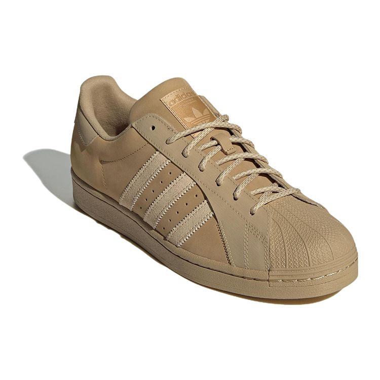 Adidas Originals Superstar Comfortable Low-Top Sneakers Unisex Sneakers Khaki IF3921