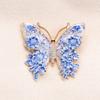 Butterfly Brooch Jewelry With Colorful Rhinestones For Elegant Women
