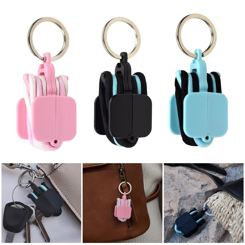 Hair Tie Organizer Hair Band Organizer Portable Designs Hair Tie Storage Solution Plastic Texture for Busy Lifestyles