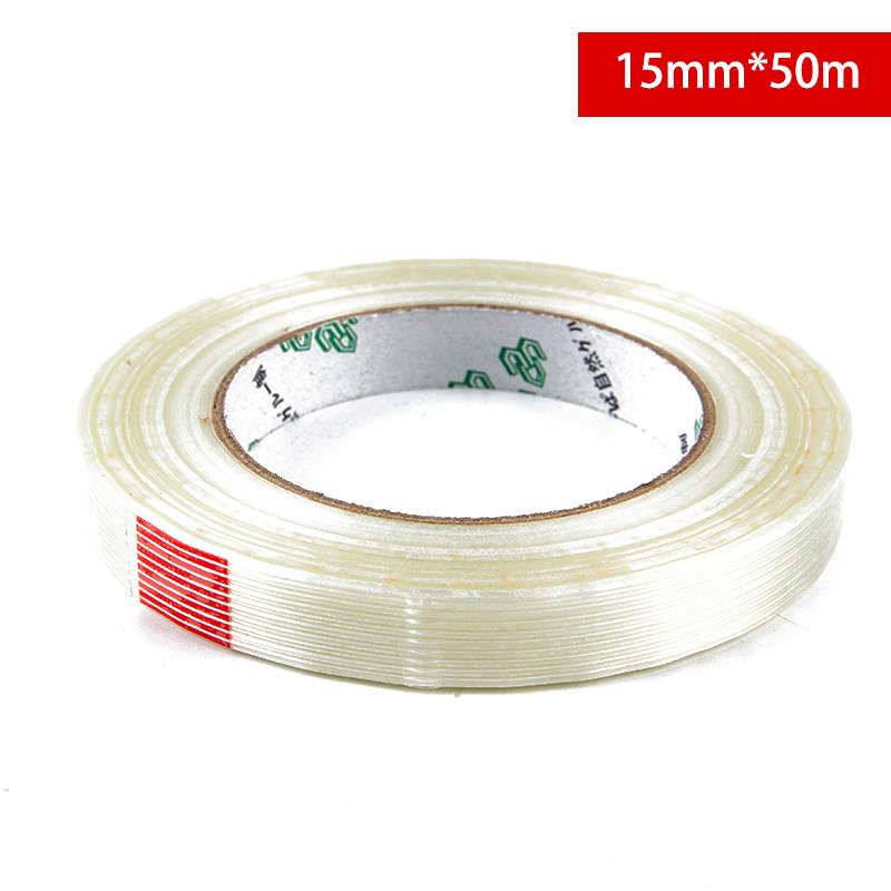 50M Strong Glass Fiber Tape High Temperature Resistant Non-Marking Stripe Tape