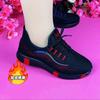 Autumn and winter new middle-aged and old shoes flat-bottomed comfortable one-pedal walking shoes women's soft-soled casual two-cotton shoes