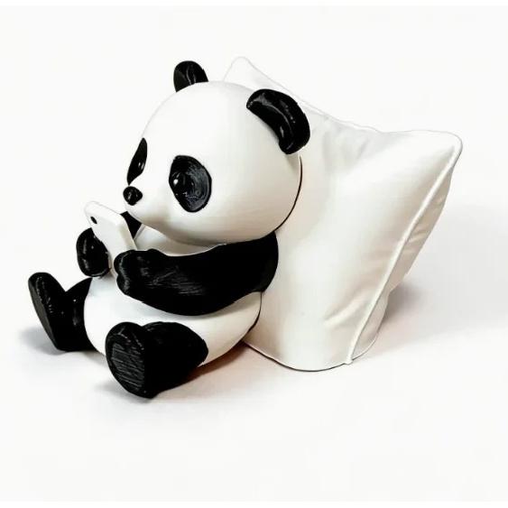 Collectible Panda Figurine, Stylish Sculpture Design, Lovely Decor for Home, Office and Vehicle Interior