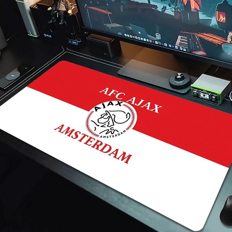 AFC Ajax Grote Muismat Grote Gaming Tafelkussen Antislip Laptop Tablet Grote Muismat XXL Mat Mini PC Speelmat Met Vergrendelrand