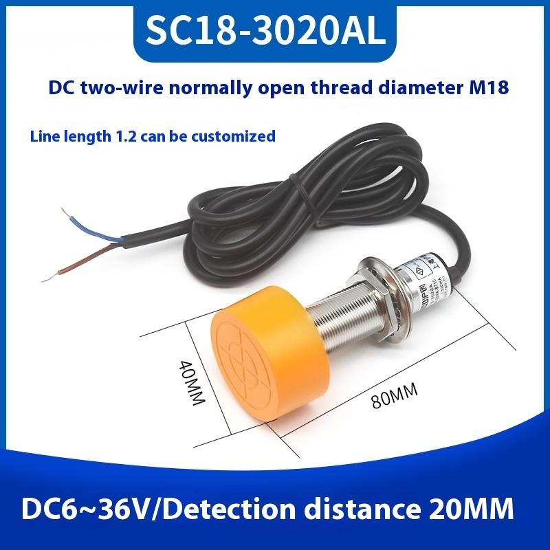 Inductive proximity switch sensor SC-3020A/3020B/3020C/3020D three-wire npn normally open NC