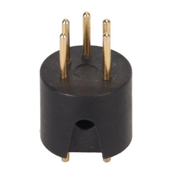 

Vinyl Turntable 5 Pin DIN Gold Plated Male Plug Tonearm DIN Plug Connector for LP Vinyl Record Player Tonearm