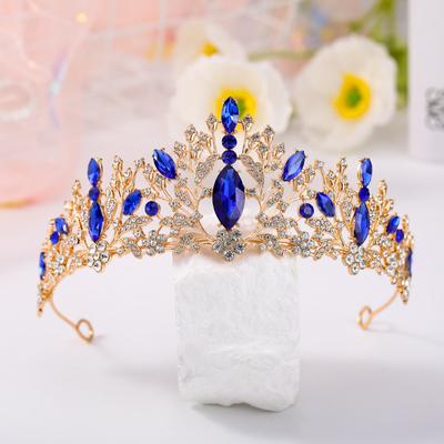 Couronne diadème de mariée douce strass style coréen luxe léger simple couronne de princesse de mariage accessoires de coiffure de mariage accessoires serre-tête