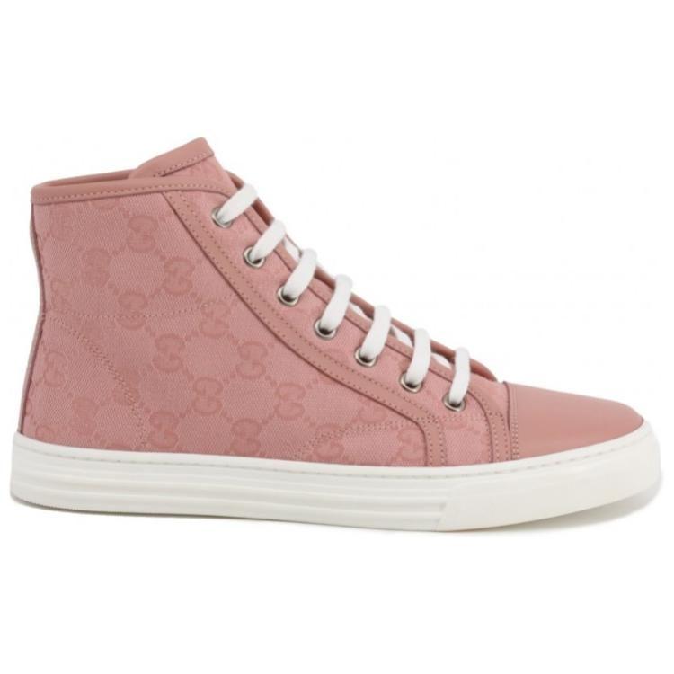Gucci Wmns Gg High 'Logo Print - Soft Pink' Women's 426186 KQWM0 5777