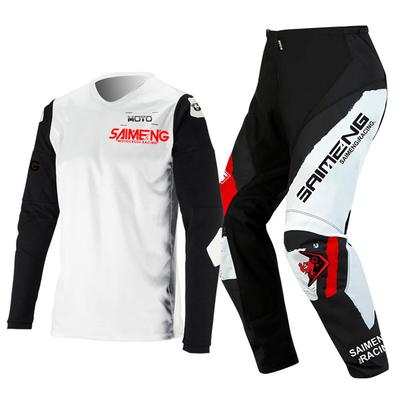 Sada oblečení na motokros pro děti Mladistvý dres Kalhoty Sety dítě zelená Motocykl černá 3 4 5 6 7 8 9 10 let Terénní oblek modrá oranžová Enduro kros chlapec dívka