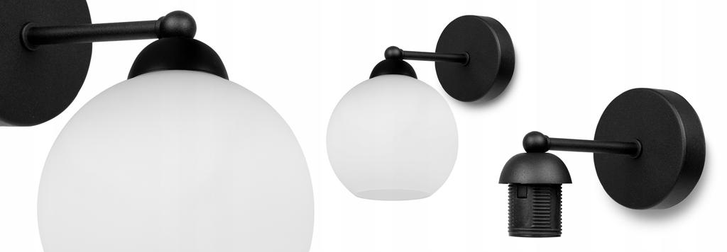 CLASSIC WALL LAMP ELEGANT GLASS SHADE