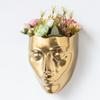 Wandmontierter Gesichtskrug Handgefertigter Keramik-Blumentopf Für Innen- und Außendekoration Platzsparender Entwurf