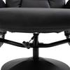 Relax Armchair with Footrest 360 degrees Swivel Relaxation Armchair with Reclining Backrest for TV