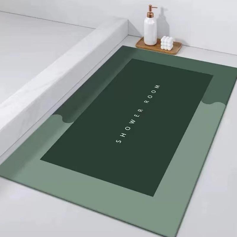 A Non-slip Bath Mat, Ultra-absorbent and Quick-drying Soft Shower Floor Mat, Machine Washable, Suitable for Bathrooms and Bedrooms, Home Bathroom Rugs
