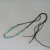 Turquoise Hat Accessories Hair Bohemian Dyed Wooden Beads Hat Band Fedora Hat Decoration Straw Hat Band Waist Rope