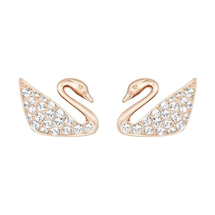 

Серьги-гвоздики Swarovski в форме лебедя Женские серьги Розовое золото 5144289 Box+Shopping Bag