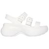 Skechers Sandalias de Playa Casuales Suaves Cómodas Foamies Tai - Get Real Sandalias para Mujer Blancas 111619-WHT