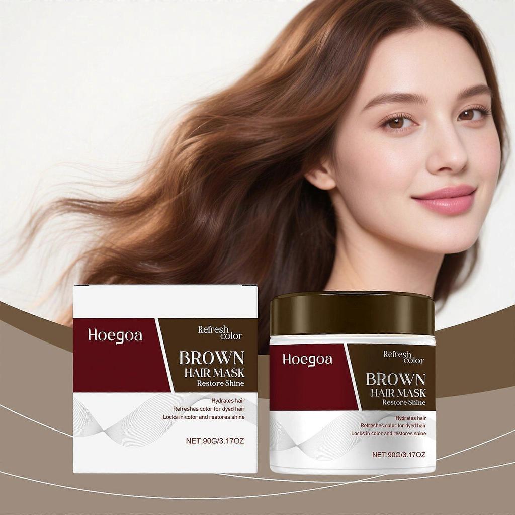 Hair Care And Color-Fixing Hair Mask Nourishes Hair, Makes Hair Smooth, Moisturizes And Locks In Color, And Makes Hair Light And Lustrous