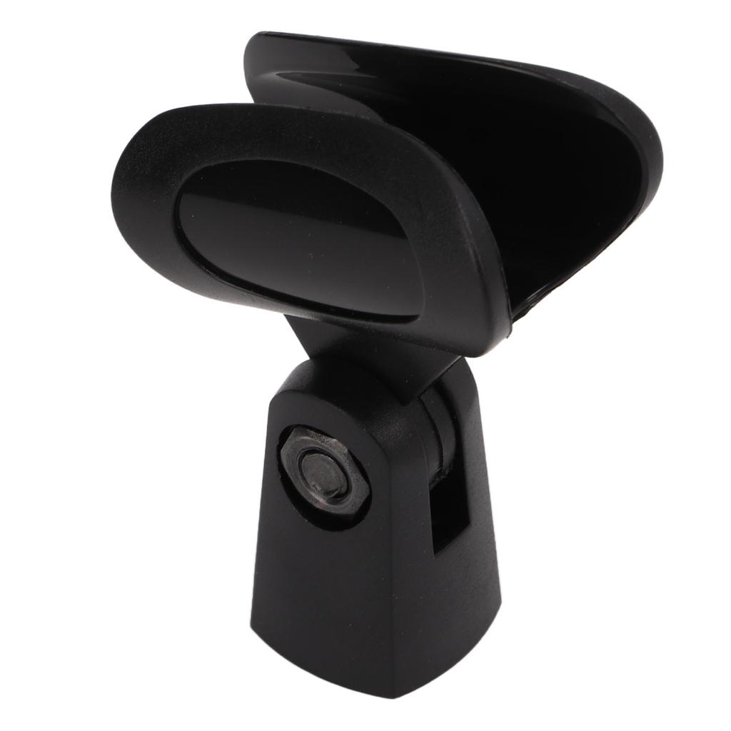Universal Microphone Clip Holder with 5 8 Inch Male to 3 8 Inch Female Screw Adapter for Handheld Microphones
