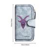 Gothic Baphomet Print Long Wallet Multi Card Slot Fashion Purse