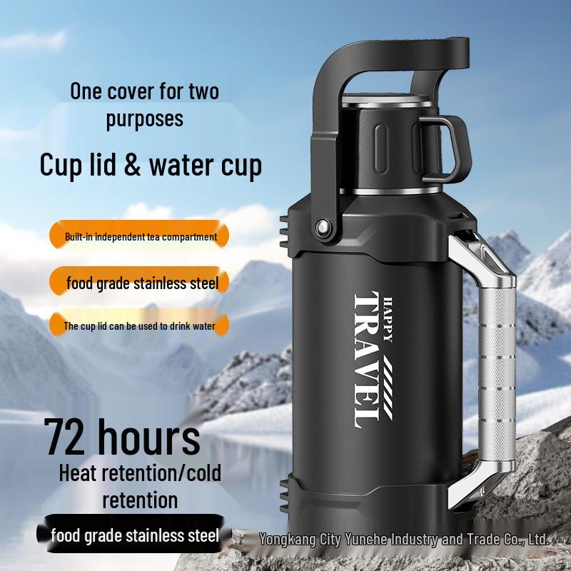 Large Capacity 316 Stainless Steel Thermos Cup - Insulated Travel Bottle for Men and Women