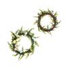 Artificial Flower Wreath with Eggs and Blooms Handmade Garlands for Home Wall and Garden Decorations Door Hanging