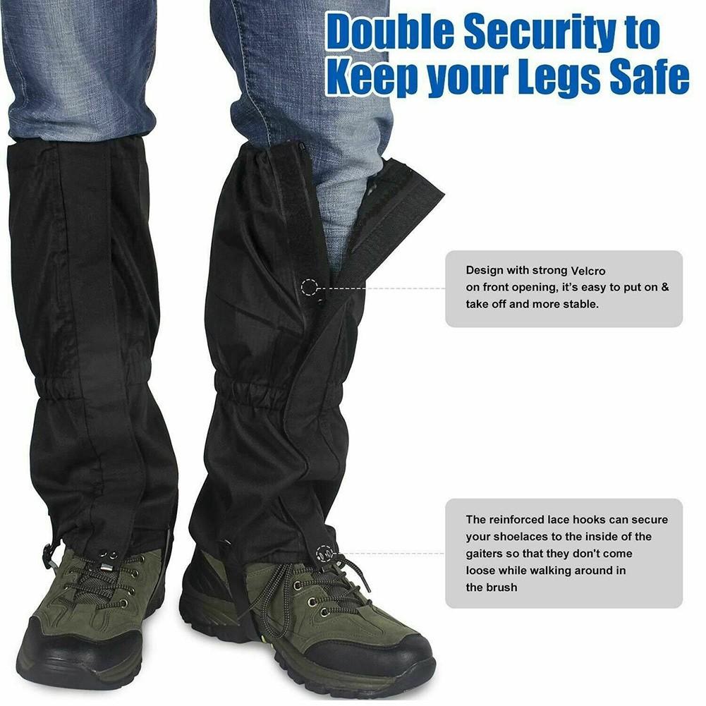 Buy Hiking Boot Gaiters Windproof 1 Pair Waterproof Gaiters at