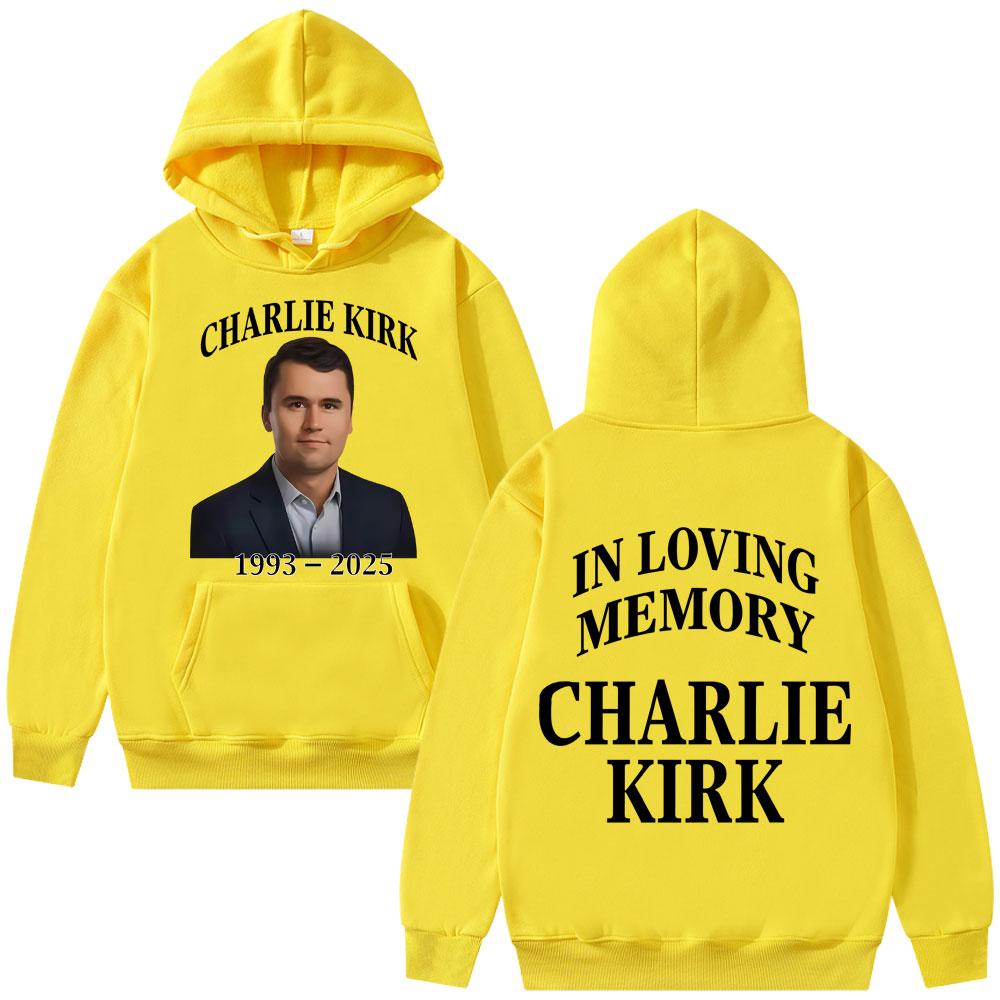 In Liebevoller Erinnerung Charlie Kirk Freedom Hoodie Herren Damen Tribut Gedenken Amerikanischer Held Sweatshirt Patriotischer Aktivismus