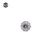1pz F136 Titanio CZ Ancoraggio Dermal Forma di Luna Micro Ancoraggio Dermal Piercing Fiore Stella Skin Diver Piercing Gioielli per il Corpo 14g