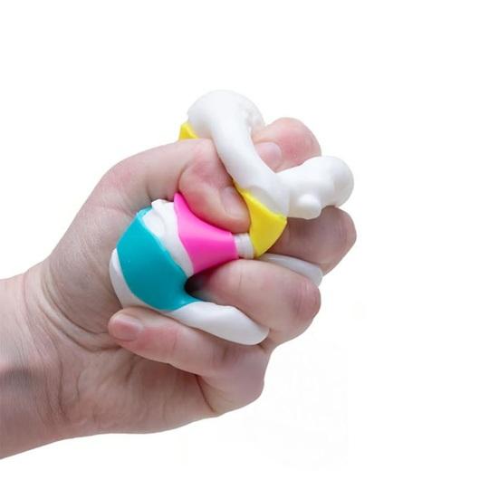 Sandwich Cake Squeeze Toy, TPR Slow Rise Stress Reliever, Soft Decompression Fidget for Adults, Desk Gift