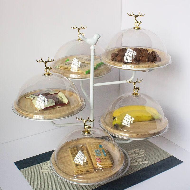 Металлический поднос для фуршета и дегустации с крышкой