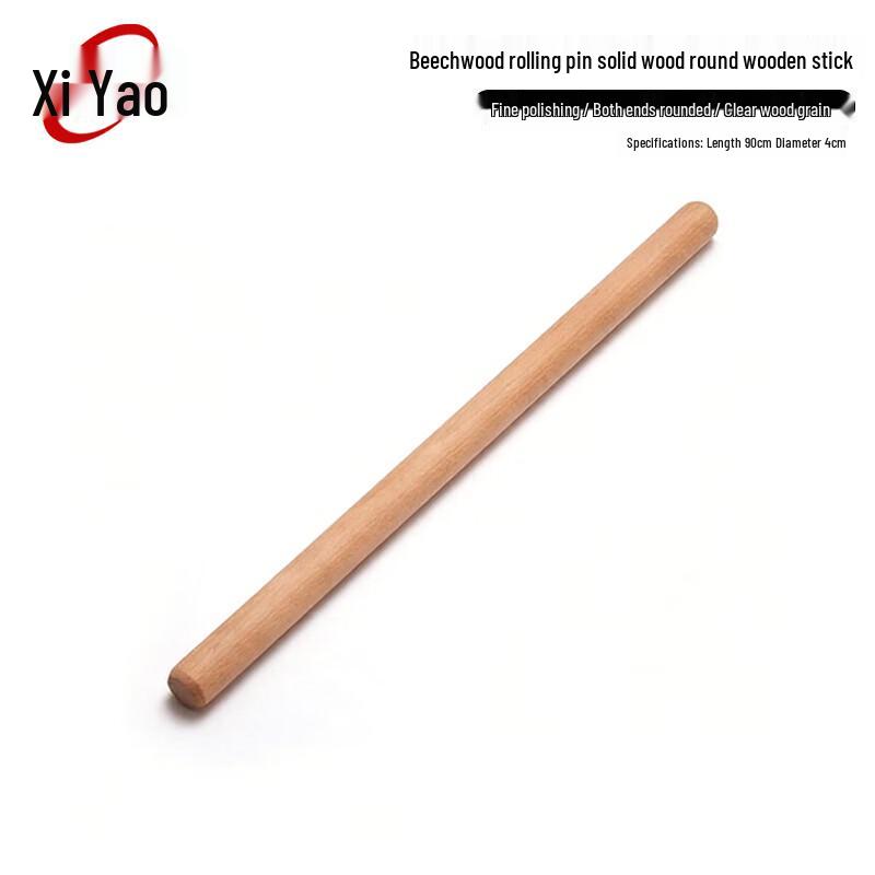 Beechwood Solid Wood Rolling Pin