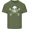 Metal Detector Skull Detecting Unisexs Light Cotton TShirt