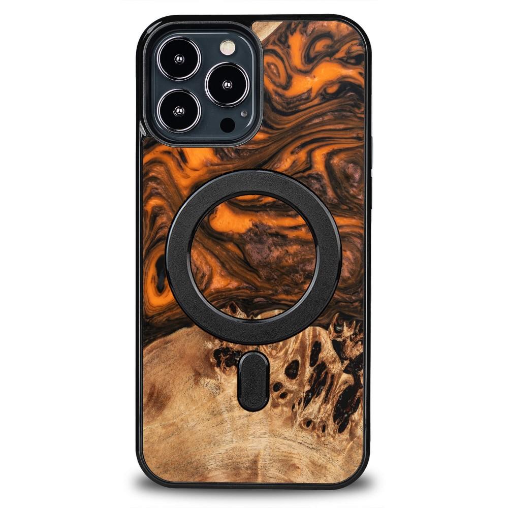 Bewood Unique case for iPhone 13 Pro Max - Orange with MagSafe