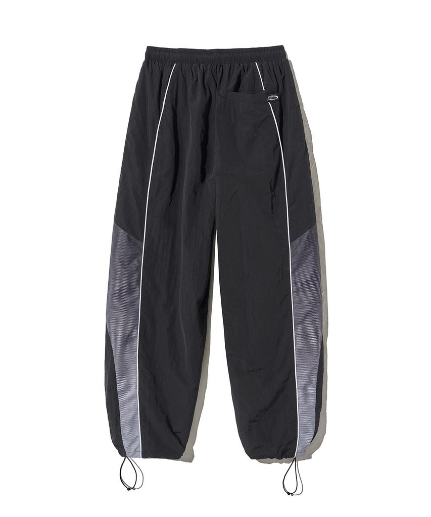 PHYPS MOTORCYCLE Speed Track Solid Nylon Pants Black