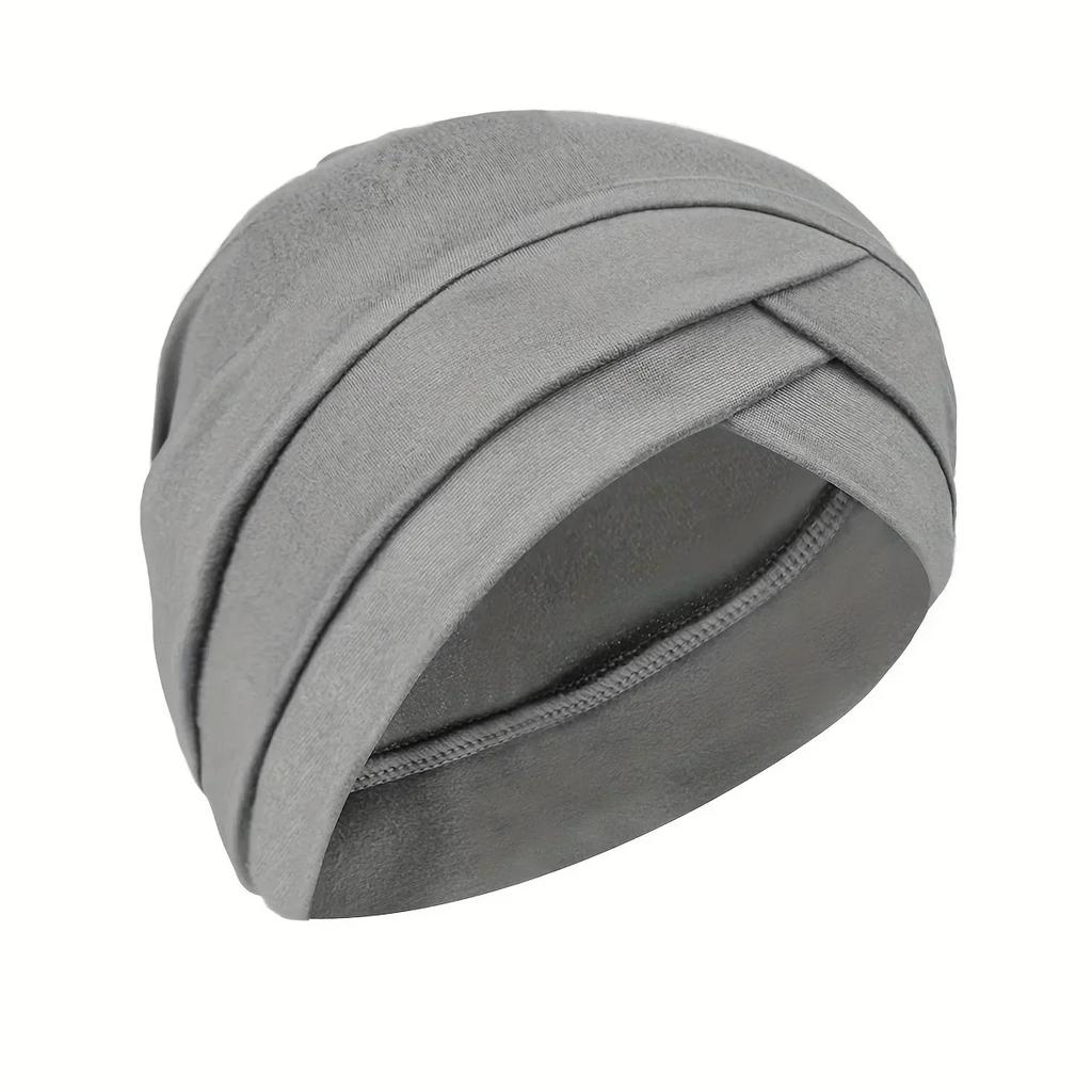 Women Sequin Knotted Turban Indian Hat Muslim Hijab Beanie Bonnet Hair Loss Headscarf Chemo Cap Headwear Bandanas Turbante Mujer