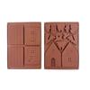 3D Chocolate Silicone Christmas  House Log Mold Desserts Fondant Tools Cake Cookie Decoration Bakeware Pastry Tools Accessories