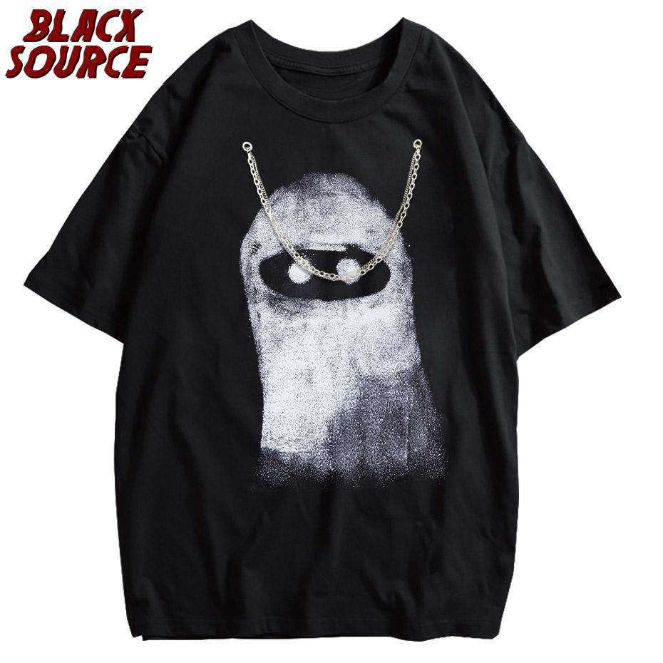 

Mens TShirt Hip Hop Streetwear Funny Cute Monster Print T Shirt Summer Oversize Cotton Tops High Street Mens Clothing M