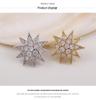 Stylish Sunflower Brooch – Unisex Luxury Micro-Paved Zirconia Lapel Pin